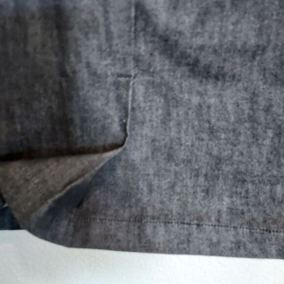 Talbots Black Denim Knee Length Skirt Size SP - Picture 3 of 9